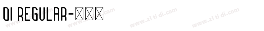 oi regular字体转换